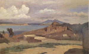 Jean Baptiste Camille  Corot Ischia,View from the Slopes of Mount Epomeo (mk05) Norge oil painting art
